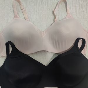 Two Auden 48D Wirefree Bras